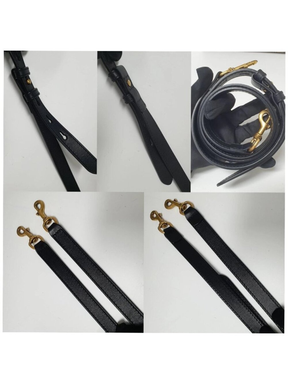 Authentic Gucci GG Supreme Bee Tote Bag Large Canvas Black Leather - Picture 9 of 12